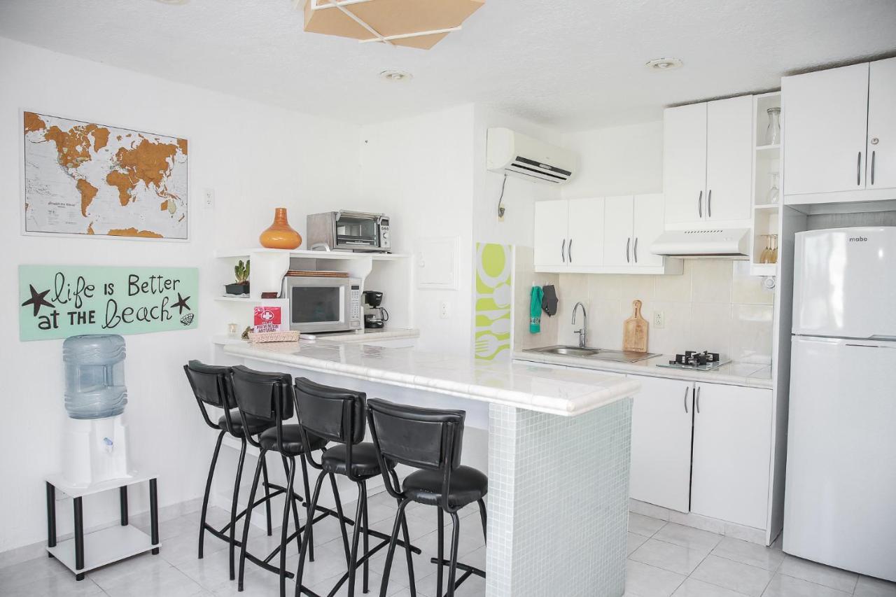 Apartment On The Beach With Terrace Ocean View, Brisas Cancun 01 By Beach & Ocean Apartments Exterior photo